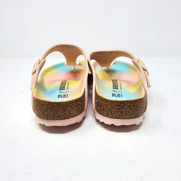 Birkenstock Gizeh Vegan Light Rose BirkiBuc Thong Sandals Size 39 US 8-8.5 - Picture 6 of 11